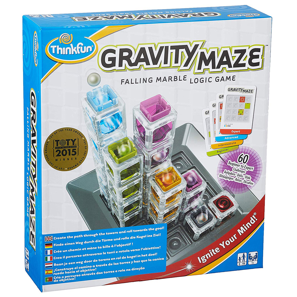 ThinkFun Gravity Maze Marble Logic Game eBay